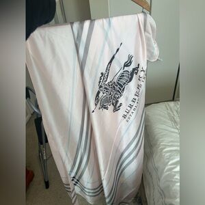 Pink silk Equestrian Burberry scarf